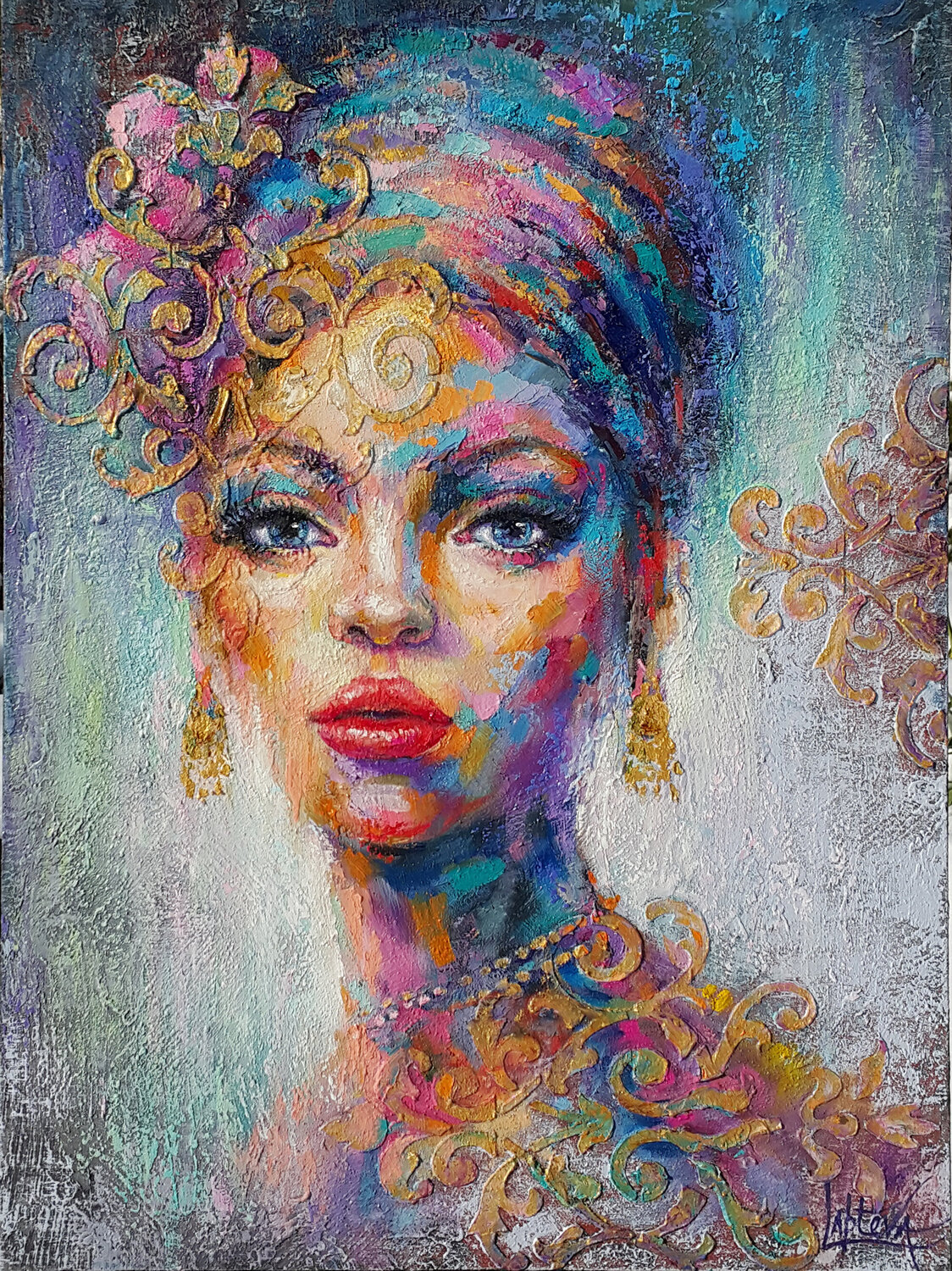 Echo of a Forgotten Waltz Viktoria Lapteva Original painting for sale