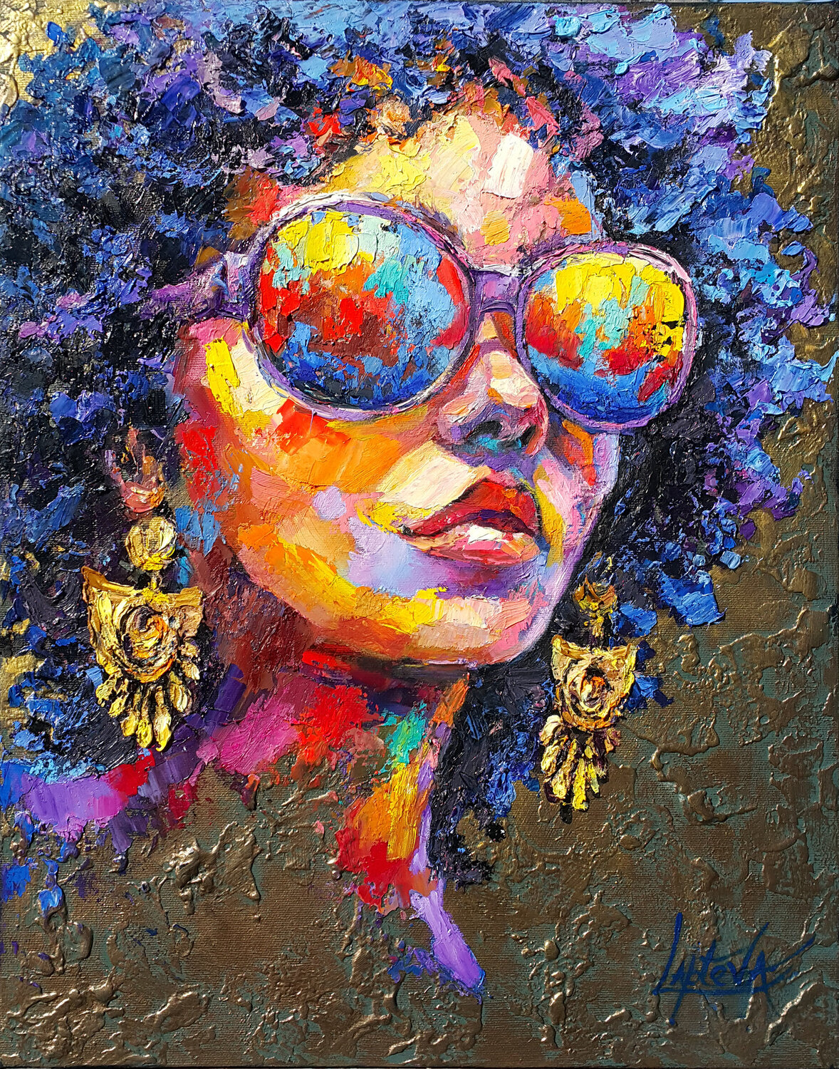 Summer Drive Viktoria Lapteva Original painting for sale
