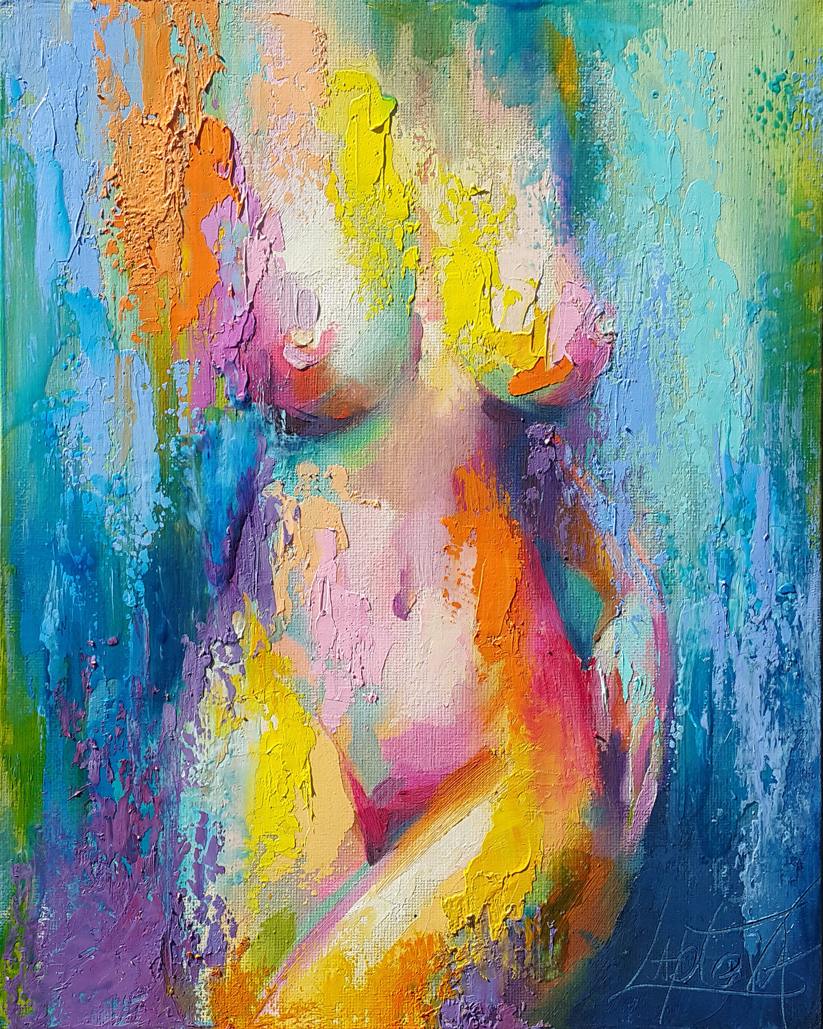 Silhouette of the Dawn Viktoria Lapteva Original painting for sale