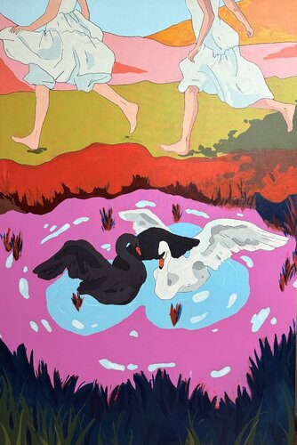 Donde se Enlazan los Opuestos by Carolina Veciana, Painting for Sale on Select