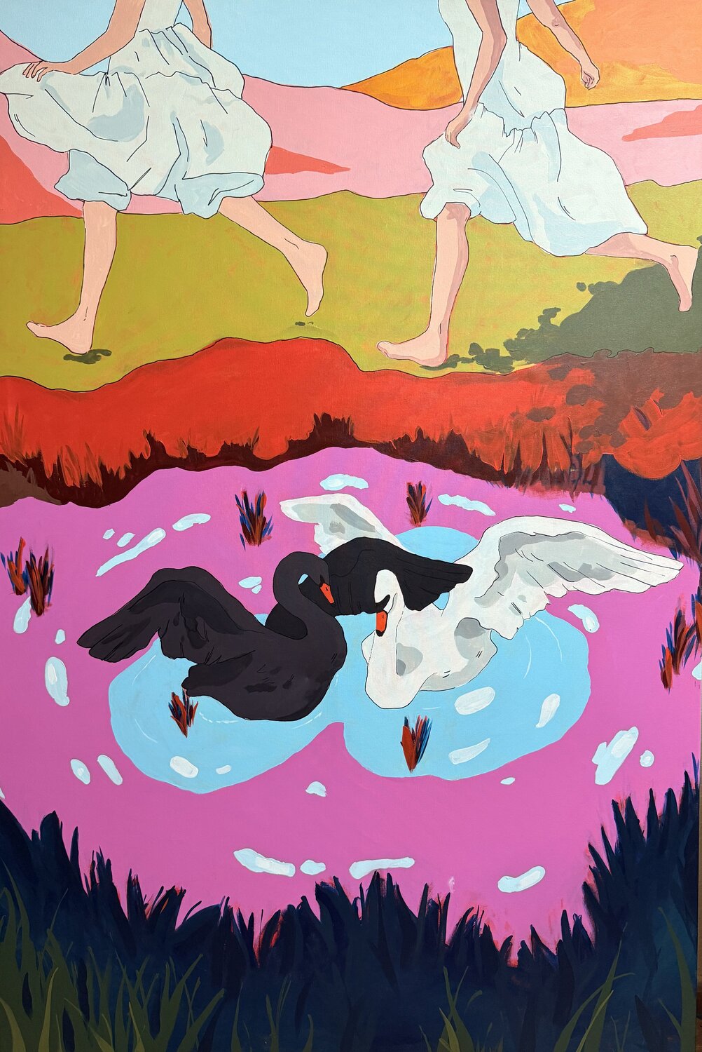 Donde se Enlazan los Opuestos Carolina Veciana Original painting for sale