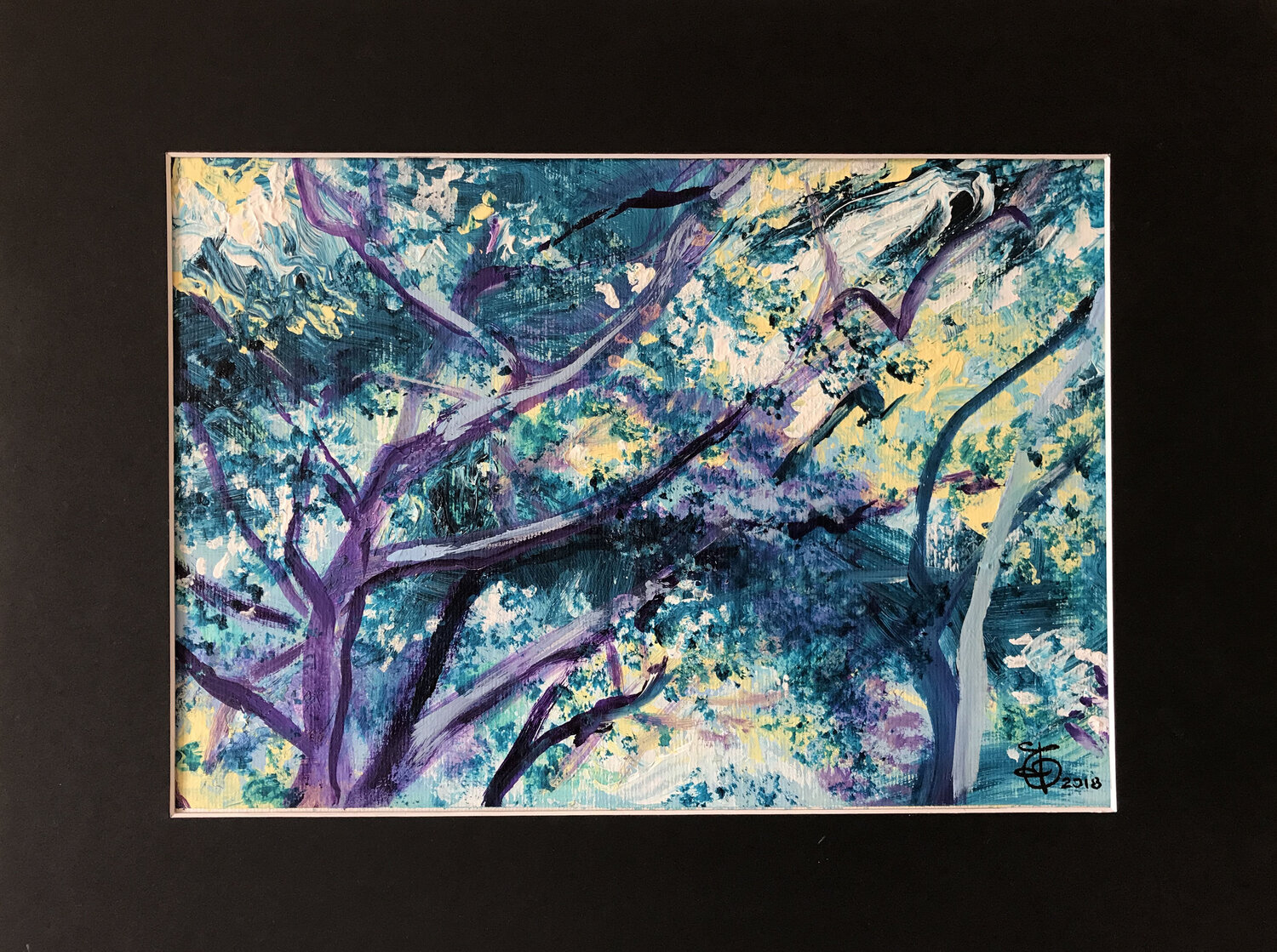 Into the shadow Francesca Tesoriere Original painting for sale