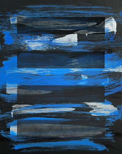Géométrique / Gestuel n° 042 by VINCENT, Painting for Sale on Select