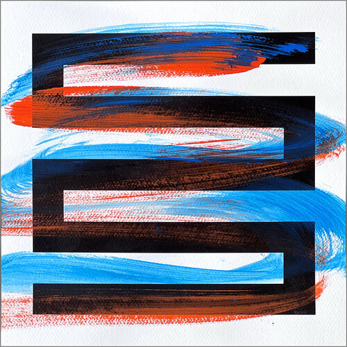 Géométrique / Gestuel n° 064 by VINCENT, Painting for Sale on Select