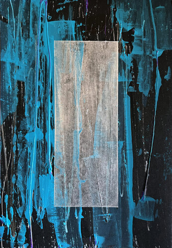 Géométrique / Gestuel n° 100 by VINCENT, Painting for Sale on Select