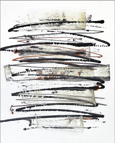 "Full Tao", Traces du Tao n° 411 by VINCENT, Painting for Sale on Select
