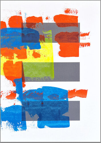 Géométrique / Gestuel n° 068 by VINCENT, Painting for Sale on Select