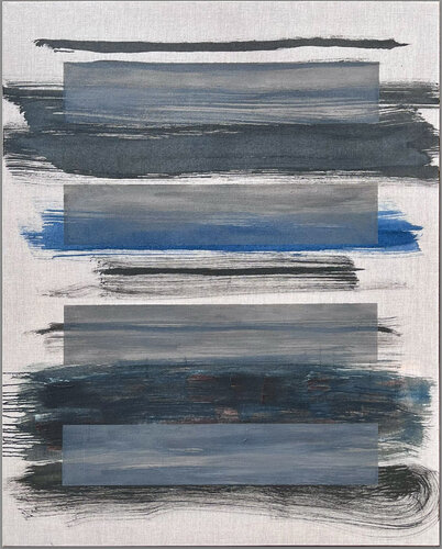 Géométrique / Gestuel n° 045 by VINCENT, Painting for Sale on Select