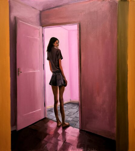 Doorstep by Nico Birk, Painting for Sale on Select