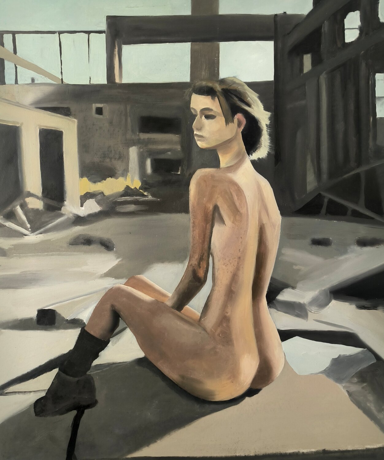 On The Ground Nico Birk Original painting for sale