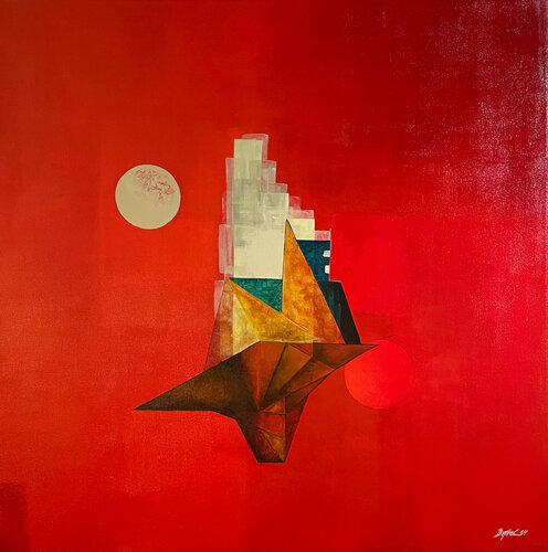 Increase N42 Yi by Begoña Colomar, Painting for Sale on Select