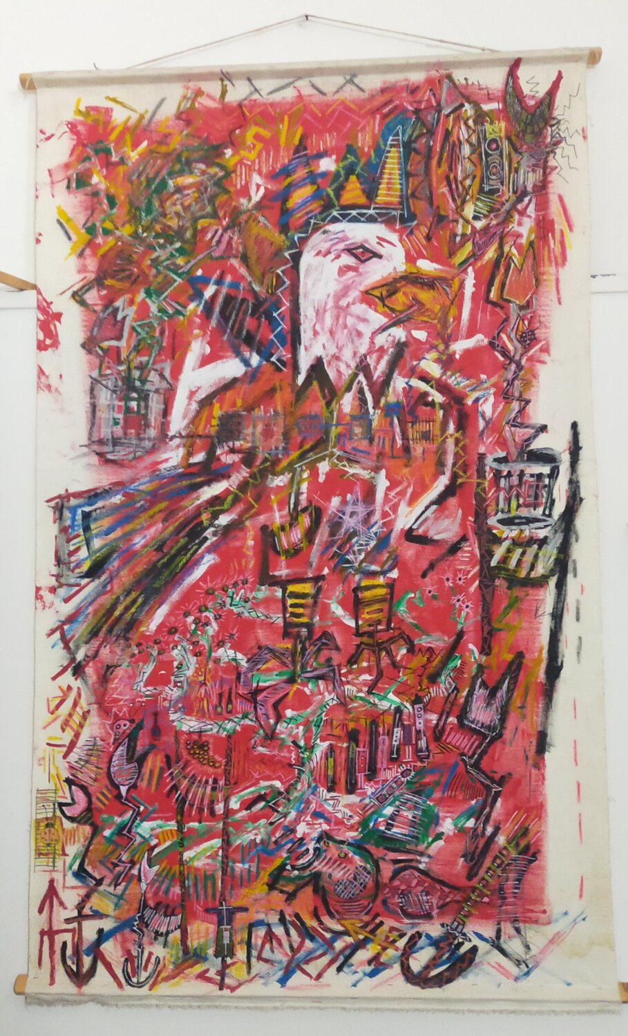 "half dollari" Mimmo Ferrari Original painting for sale