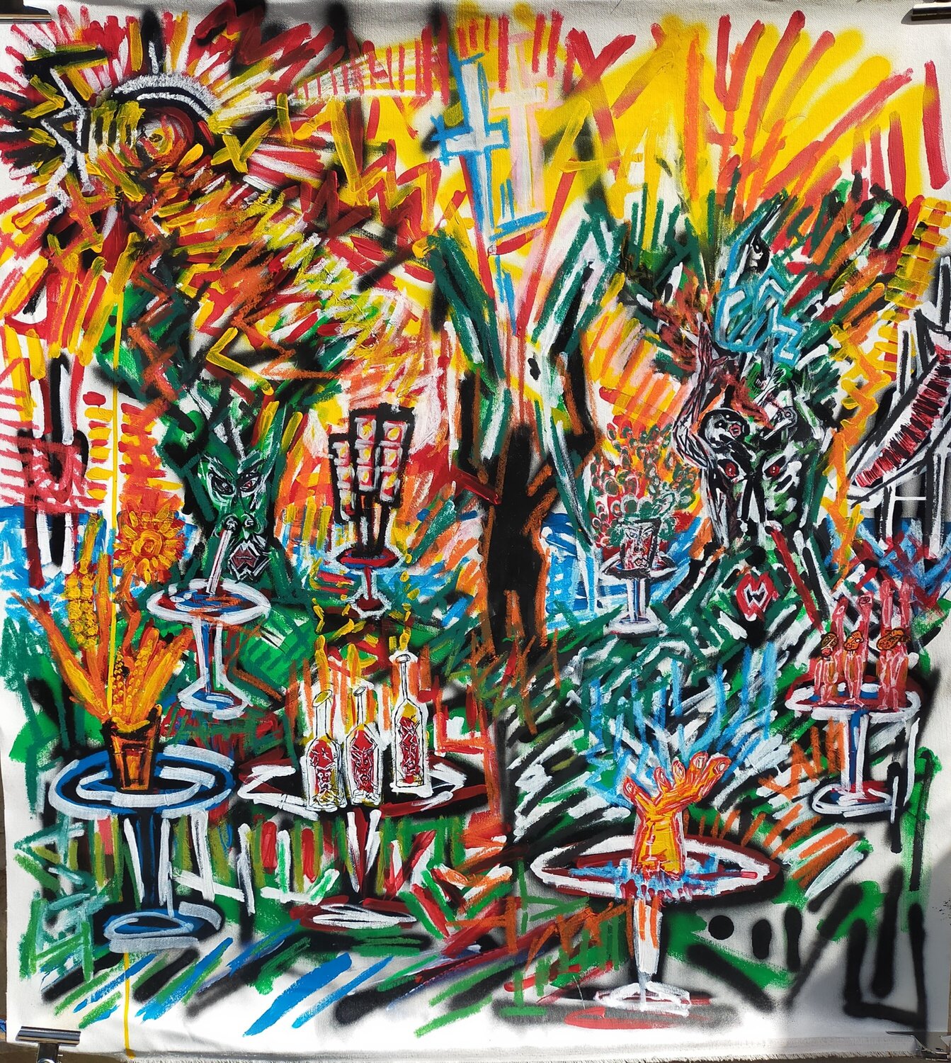 "xylella" Mimmo Ferrari Original painting for sale