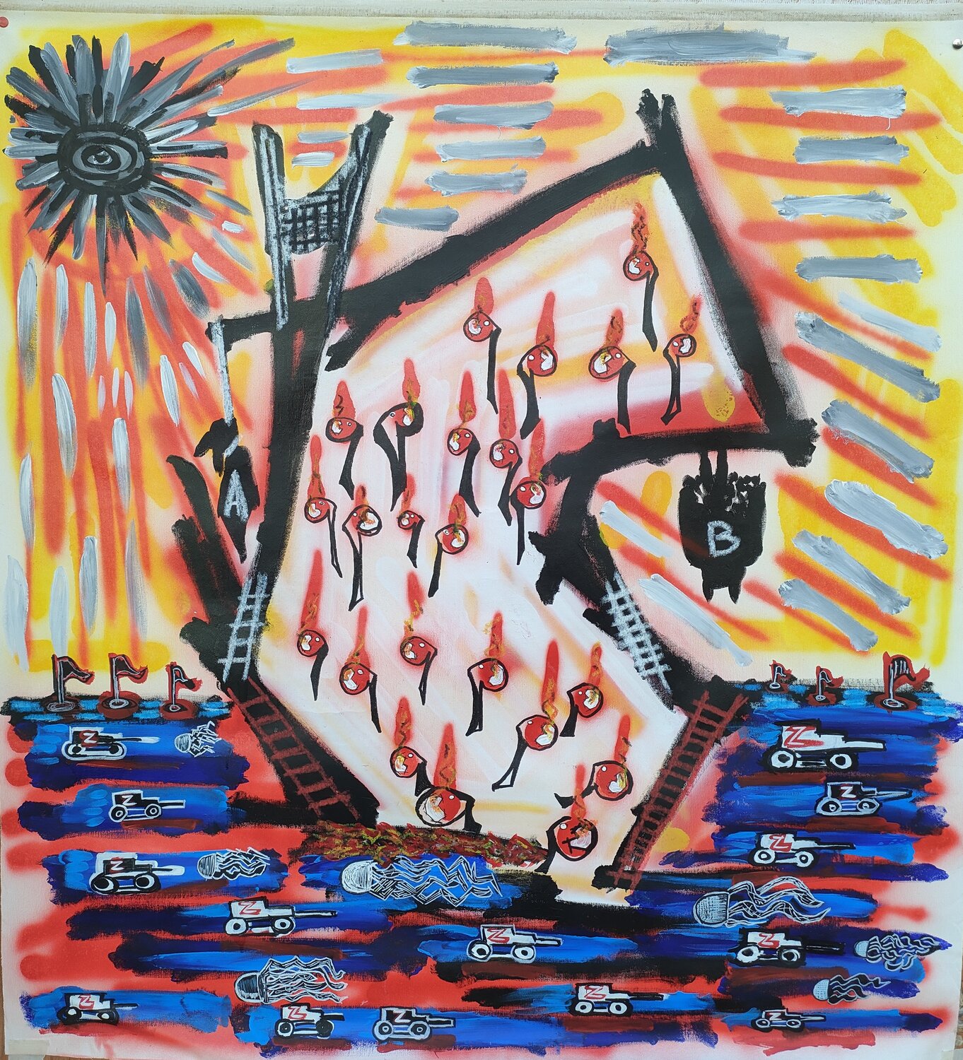 "Odessa sunset" Mimmo Ferrari Original painting for sale