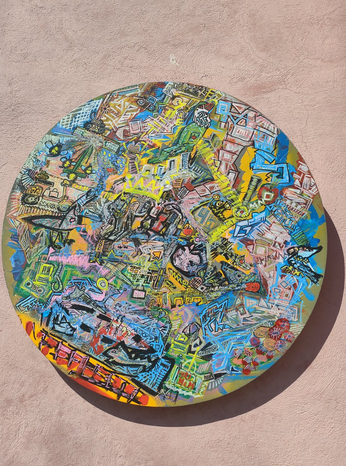"Zibaldone" Mimmo Ferrari Original painting for sale