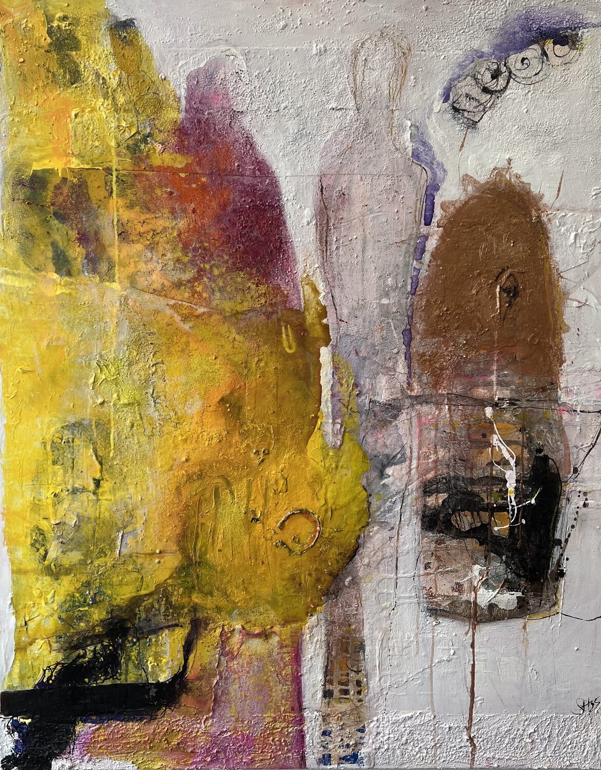 Nature Spirit Sabine Hetzer Original painting for sale