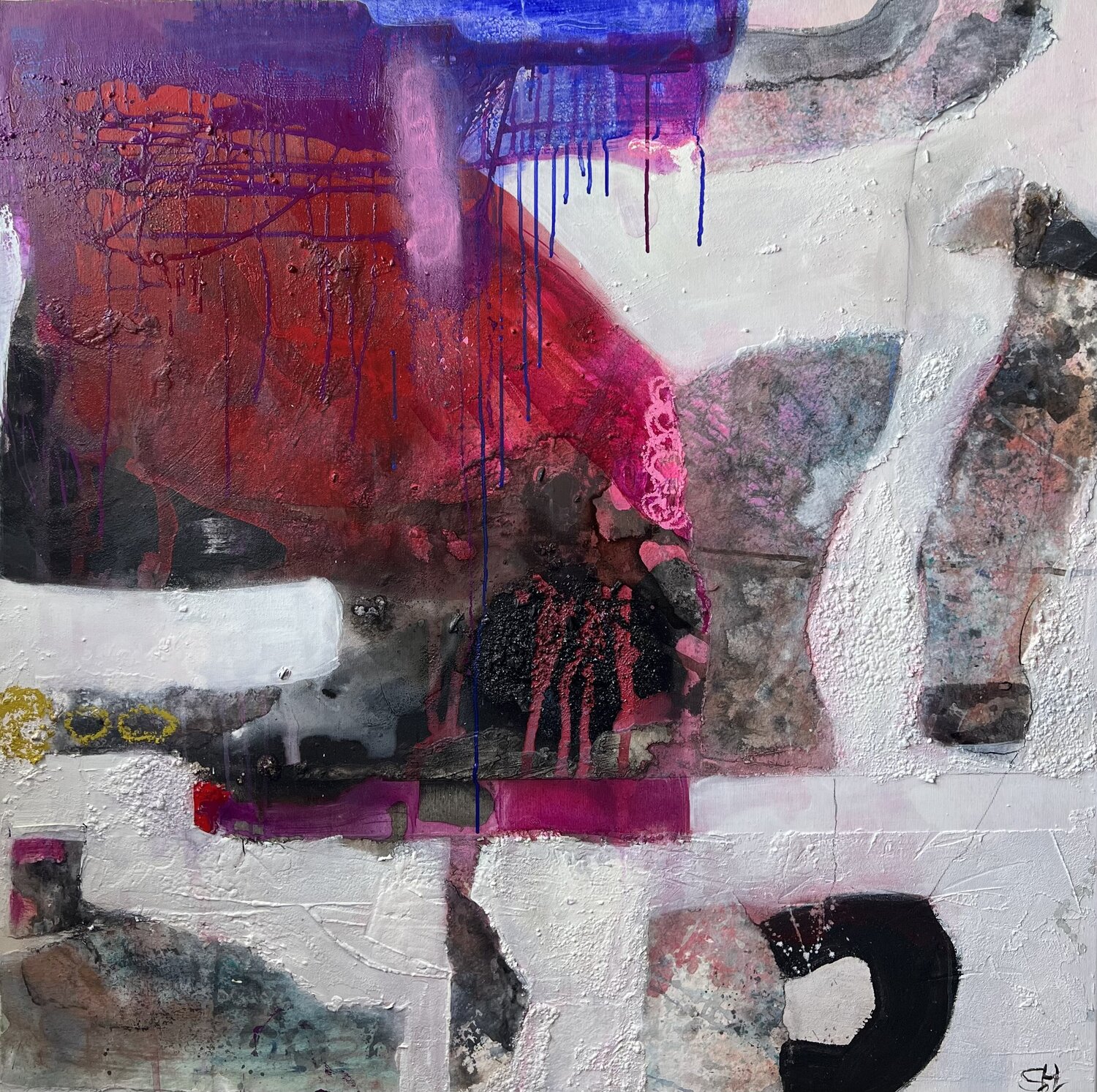 Fire Horse Sabine Hetzer Original painting for sale