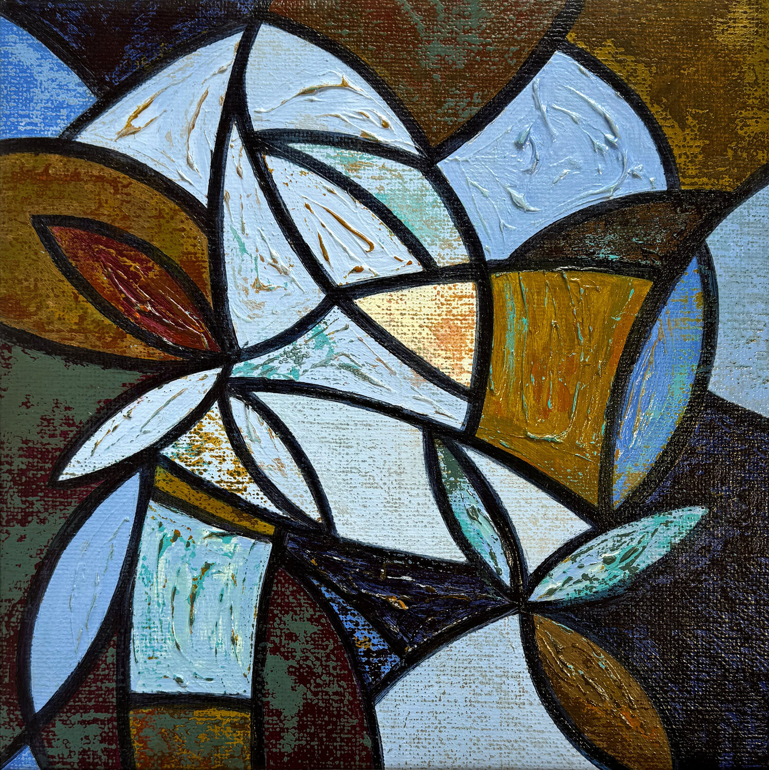 Forms of Life 2 Marta Andrusenko Original painting for sale