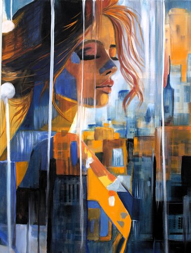 "Layers of Thought" by Shannon Rios, Painting for Sale on Select