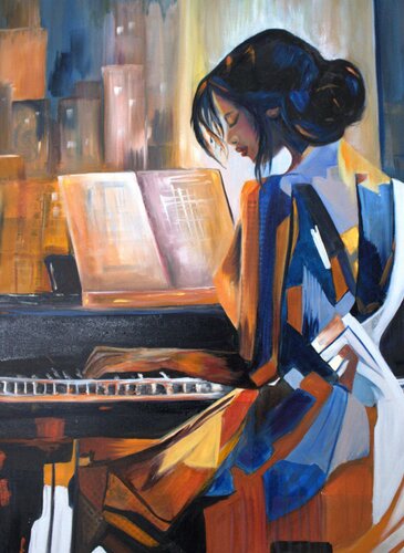 "Musical Cadence" by Shannon Rios, Painting for Sale on Select