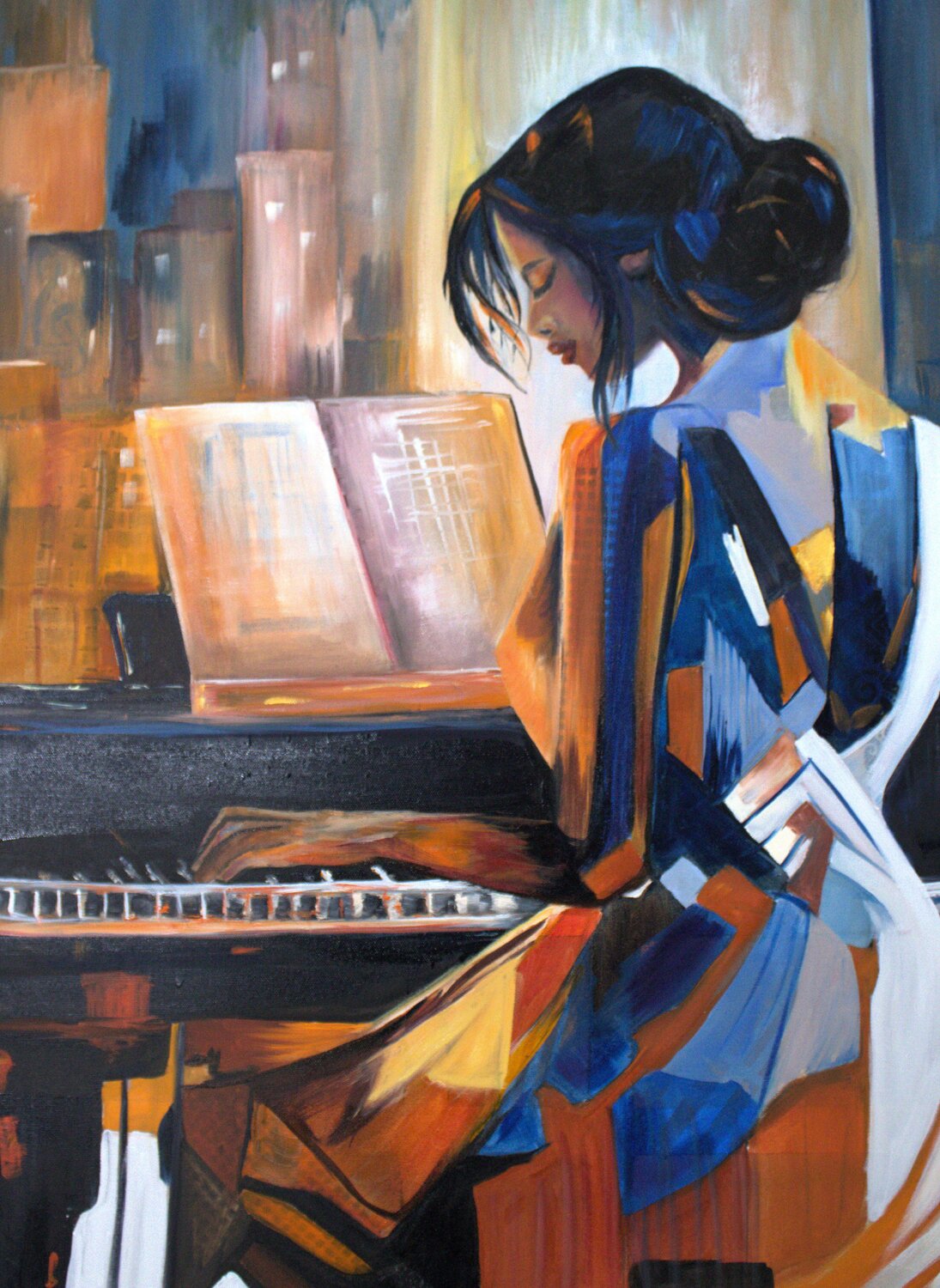"Musical Cadence" Shannon Rios Original painting for sale
