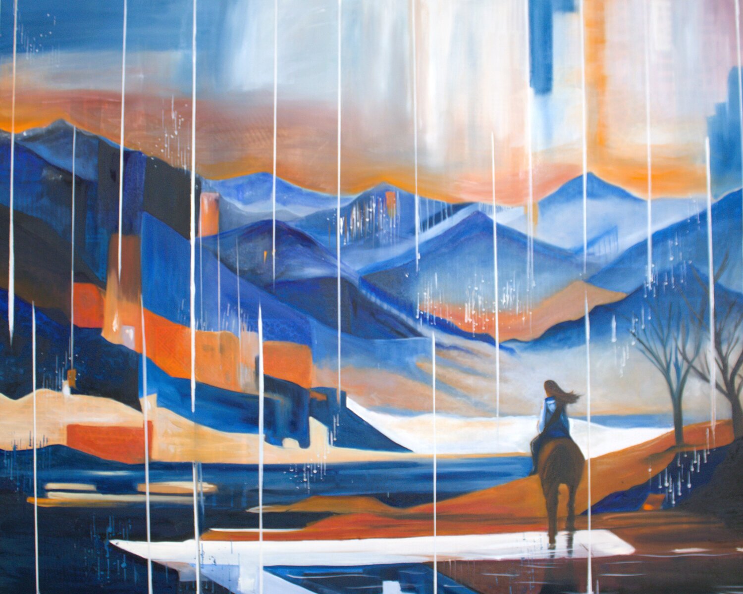 "Finding Peace" Shannon Rios Original painting for sale