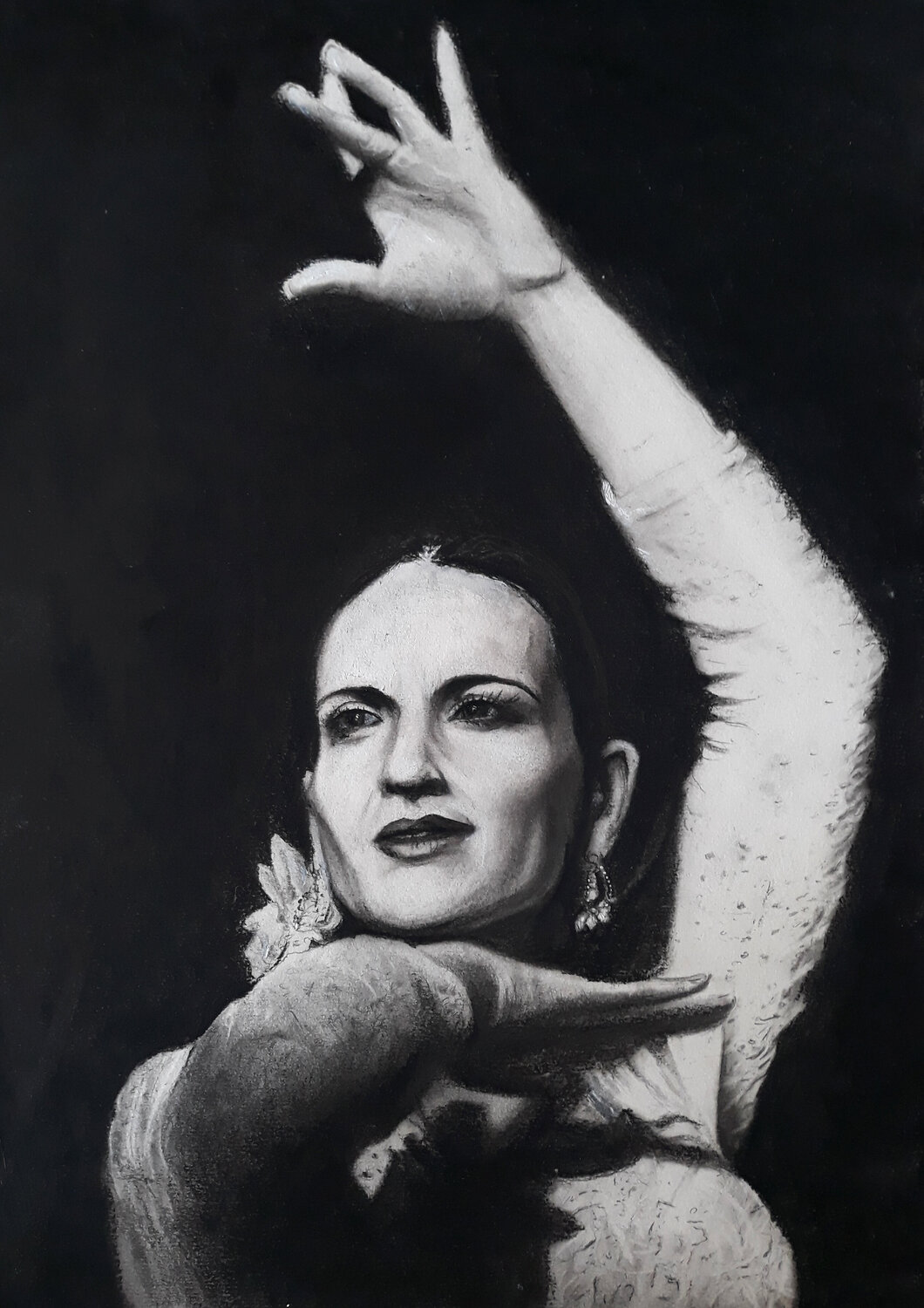 Pasión flamenca o Esencia y Duende Nicolás Urquiza Original painting for sale