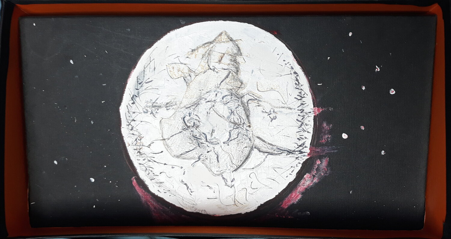 "What's other in the space?" Nicolás Urquiza Drawing for sale