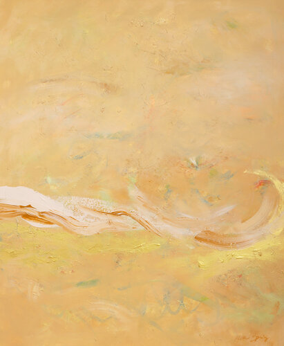 Sandy Abstract by Kiki Spring, Painting for Sale on Select
