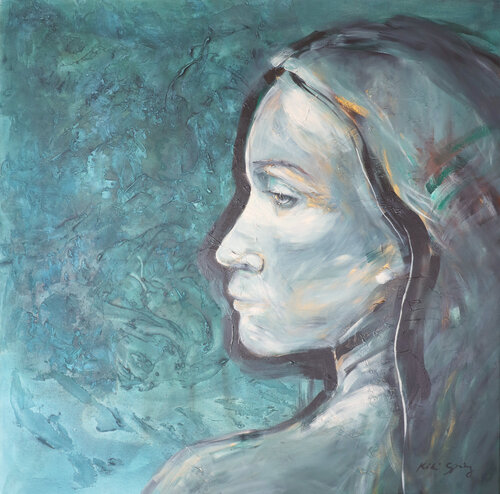 Greta - Echoes of a Past Life by Kiki Spring, Painting for Sale on Select