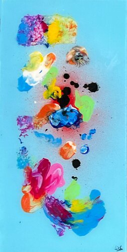 Azul 1 by José María LISÓN, Painting for Sale on Select
