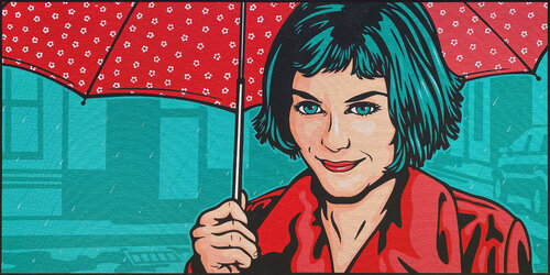 Amelie Poulain by Jamie Lee, Painting for Sale on Select