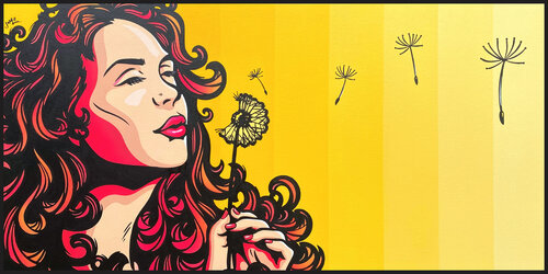 I Wish You Were A Wish Away by Jamie Lee, Painting for Sale on Select
