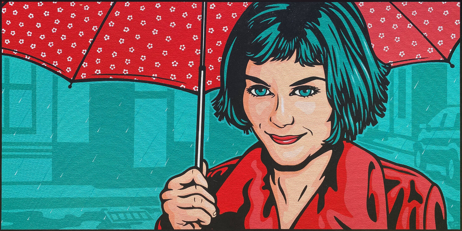 Amelie Poulain Jamie Lee Original painting for sale