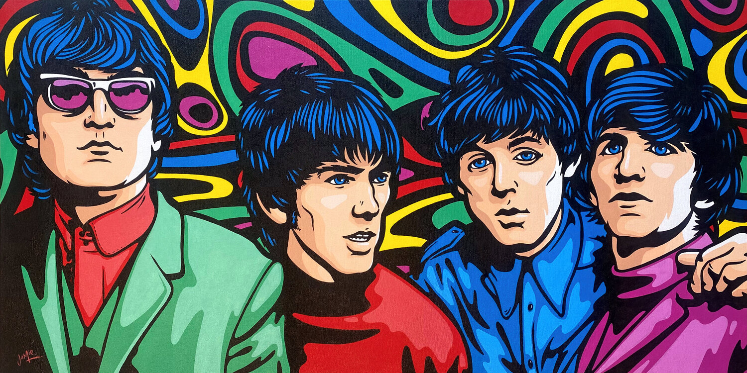 The Beatles Jamie Lee Original painting for sale