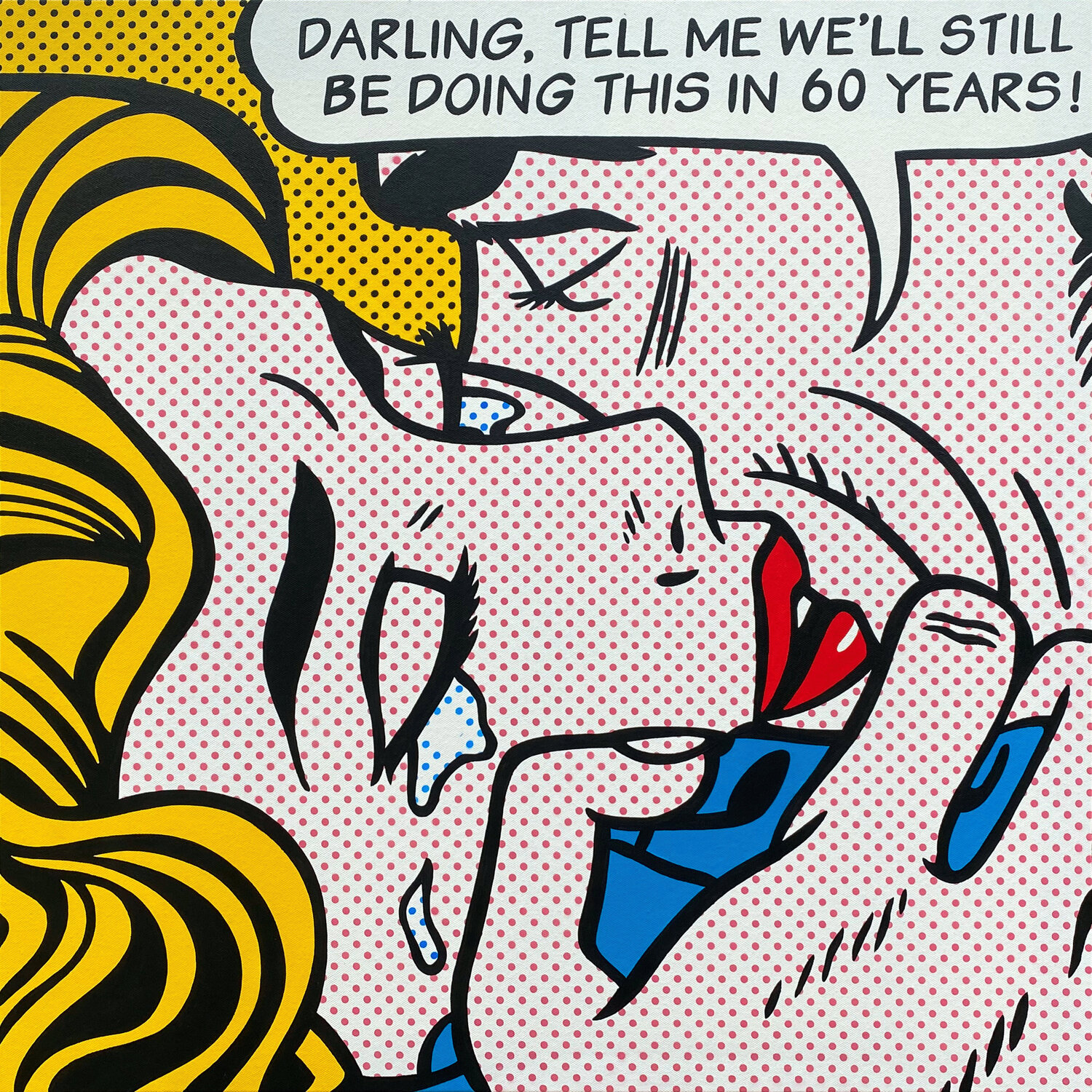 Kiss LX Jamie Lee Original painting for sale