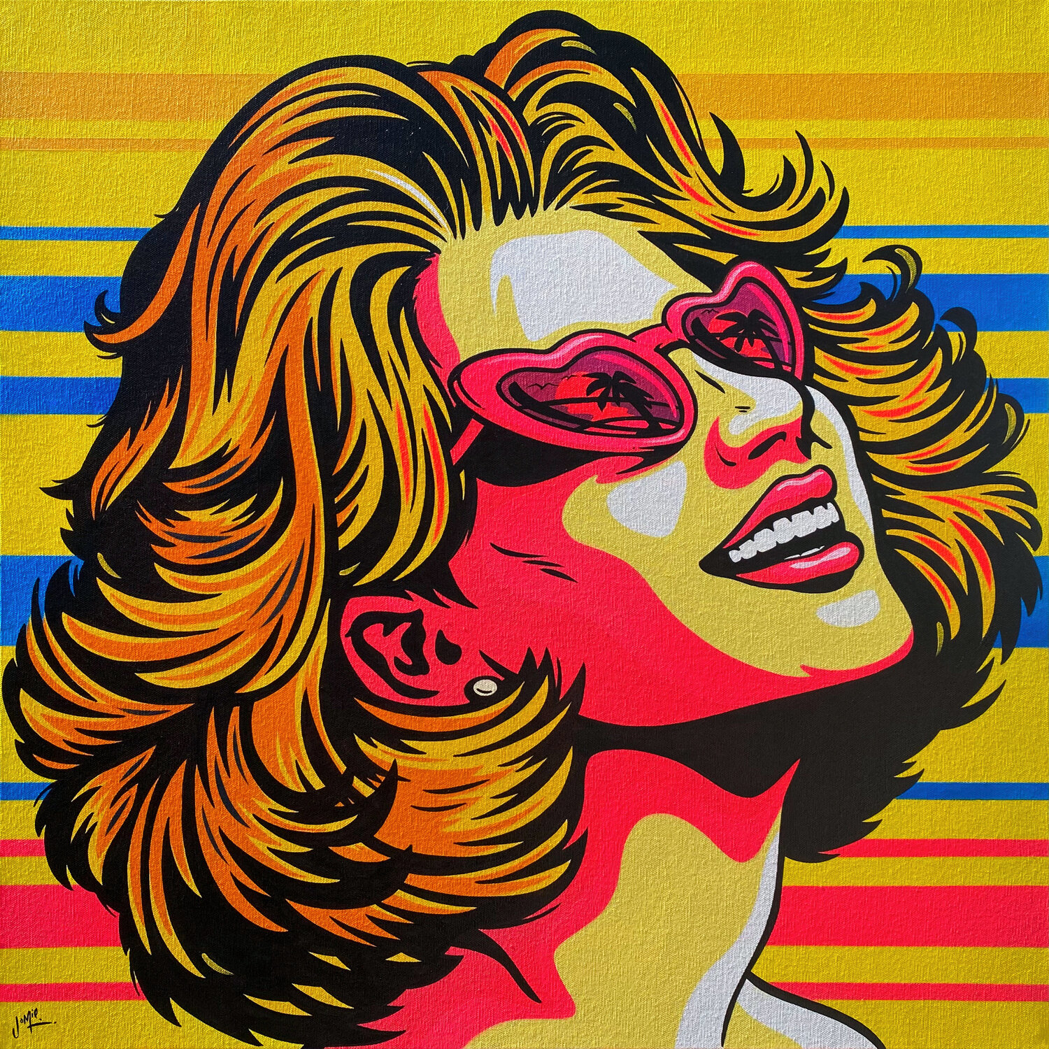Summer Vibes Jamie Lee Original painting for sale