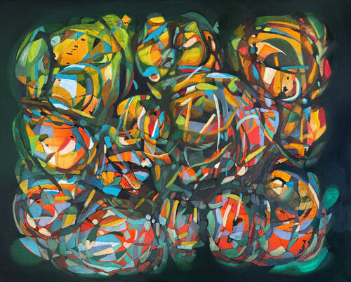 Orange Glow by Anika Kuntze, Painting for Sale on Select