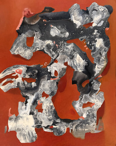 In a Loop - Karmic Structure by Anika Kuntze, Painting for Sale on Select