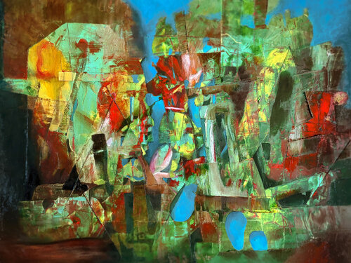 Lost City by Anika Kuntze, Painting for Sale on Select