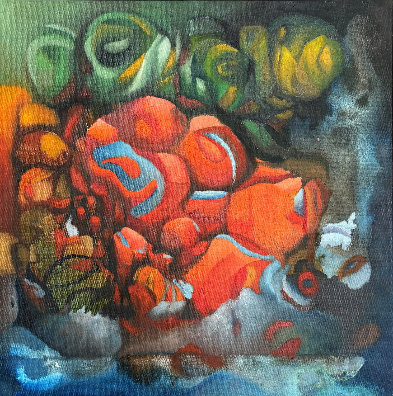 Into the Storm Anika Kuntze Original painting for sale