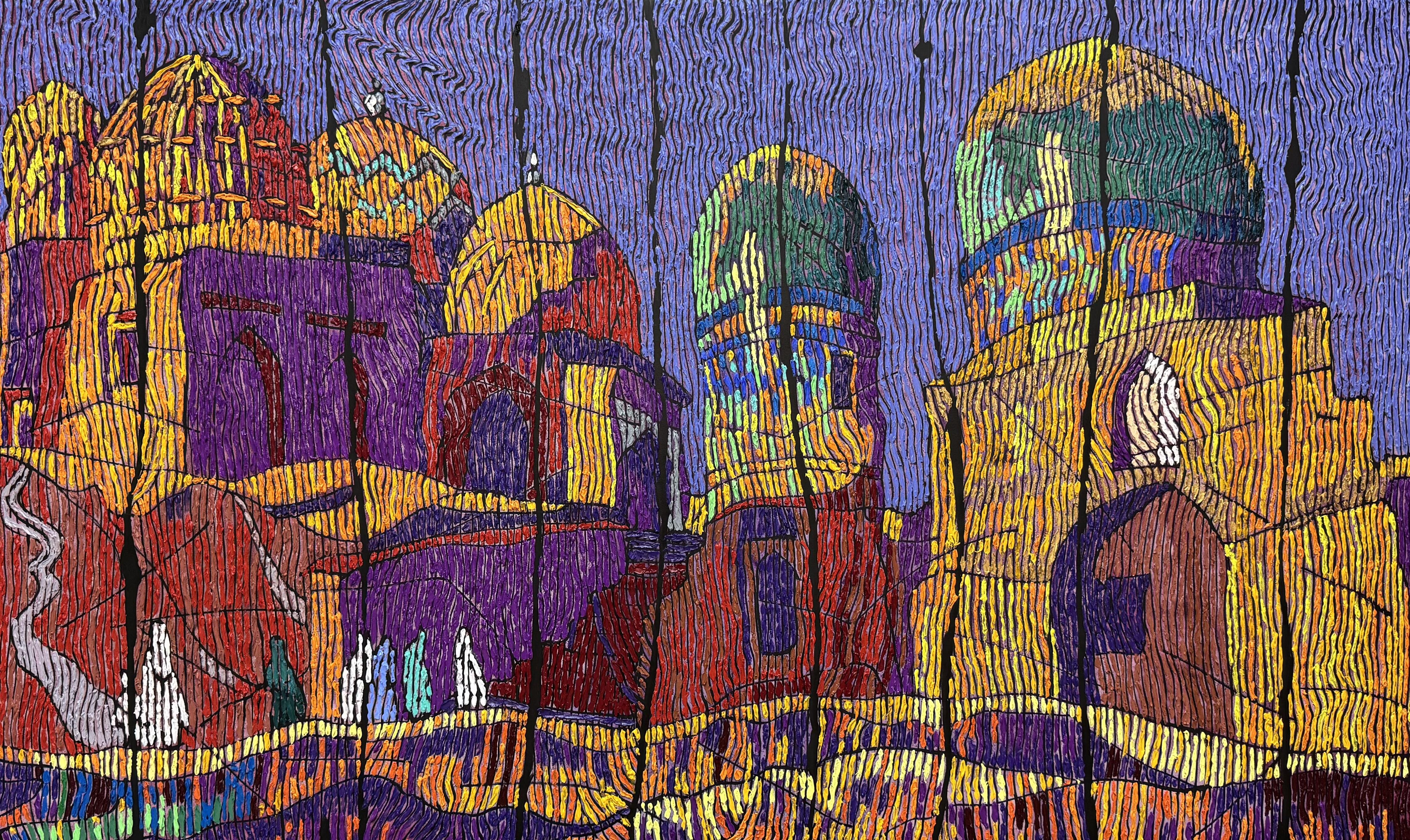 Eternity Through the Cracks | Architectural impasto