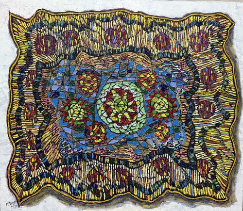 The Fabric of the Universe by Dilorom Mamedova, Painting for Sale on Select