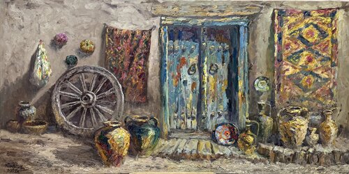 Archaeology of Everyday Life | Dilorom Mamedova by Dilorom Mamedova, Painting for Sale on Select
