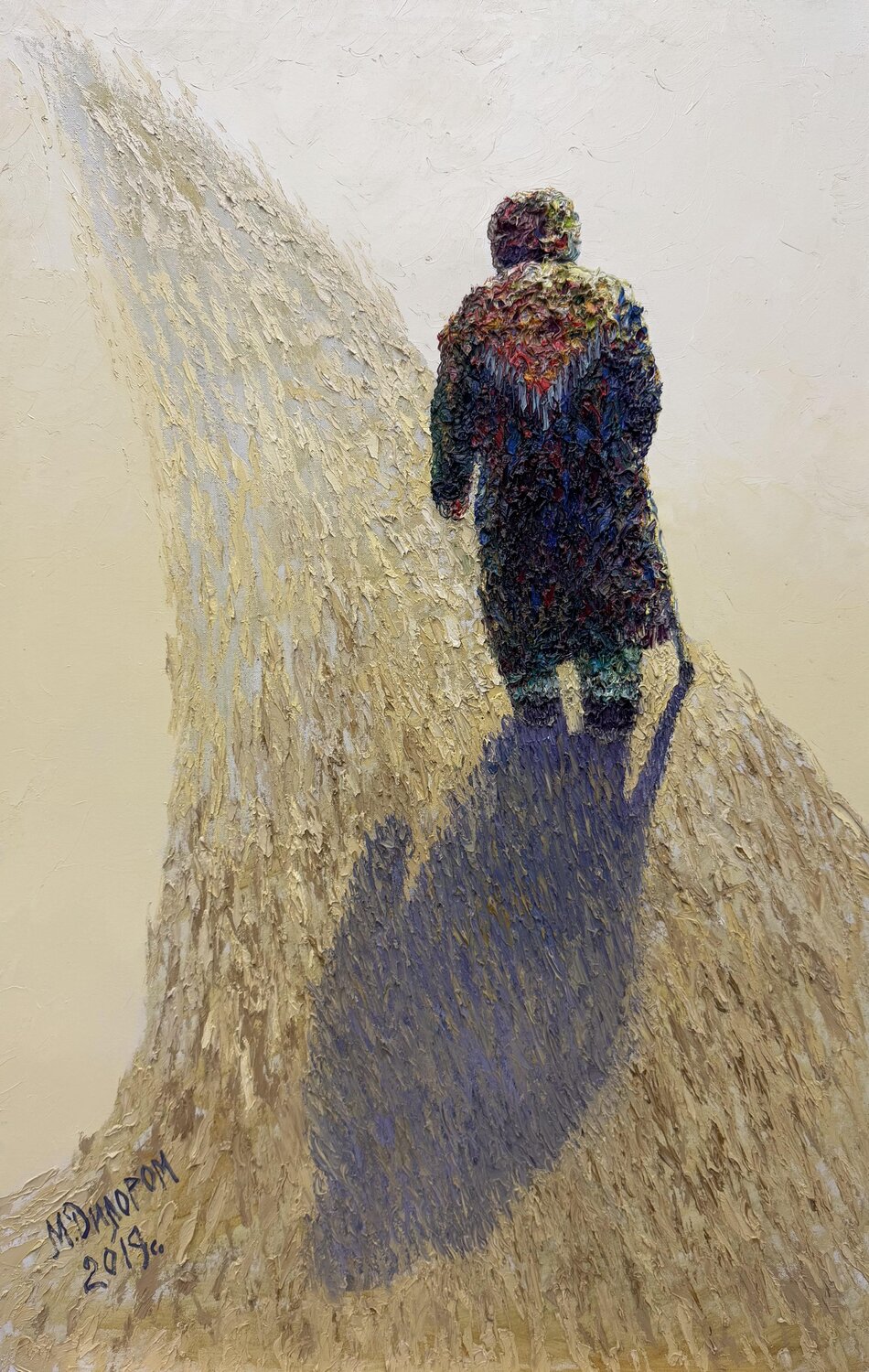 The Road of Life: |  Sculptural Impasto | Dilorom Mamedova Dilorom Mamedova Original painting for sale