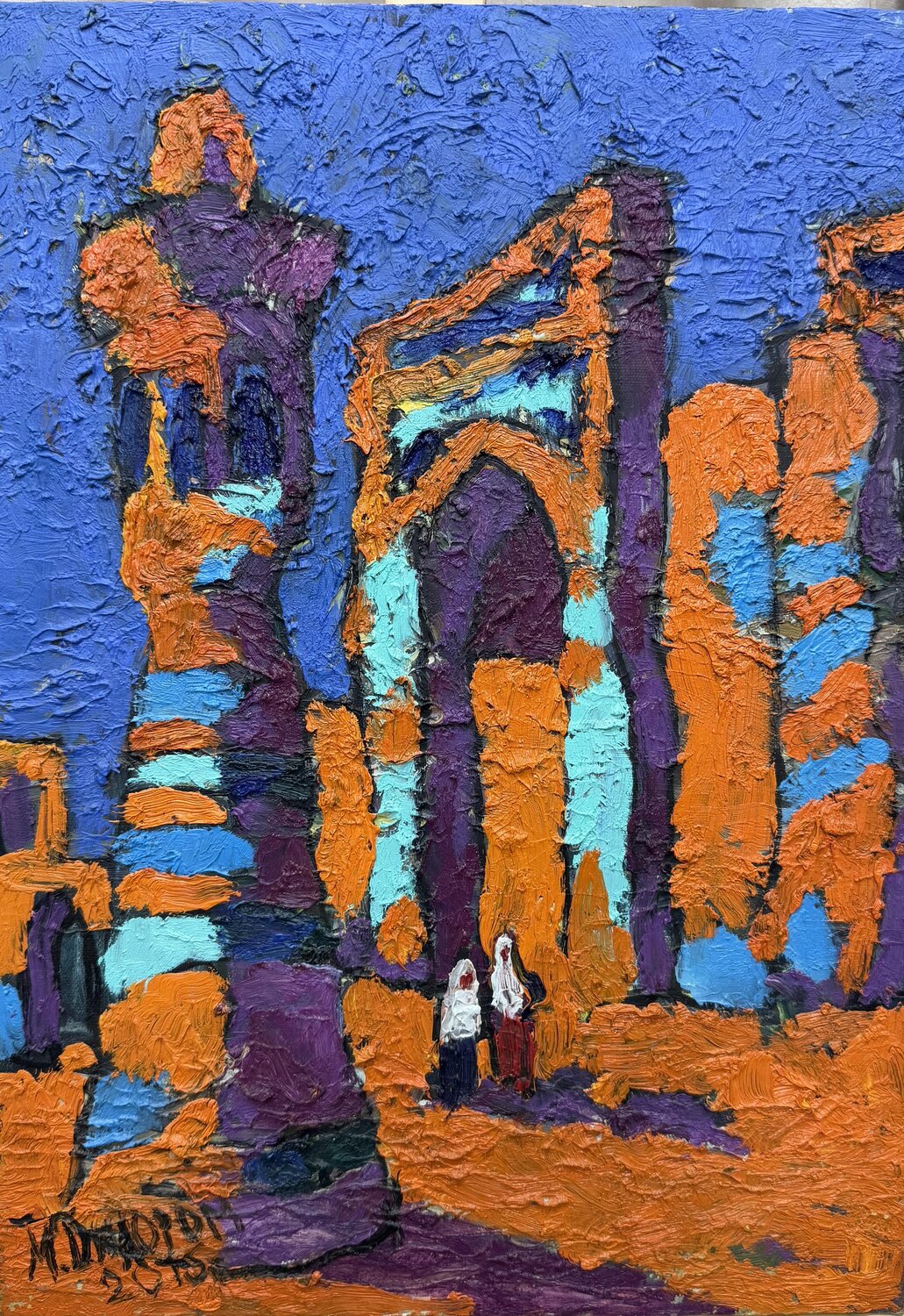 Bukhara| The Magic of Eternal Rhythms Dilorom Mamedova Original painting for sale