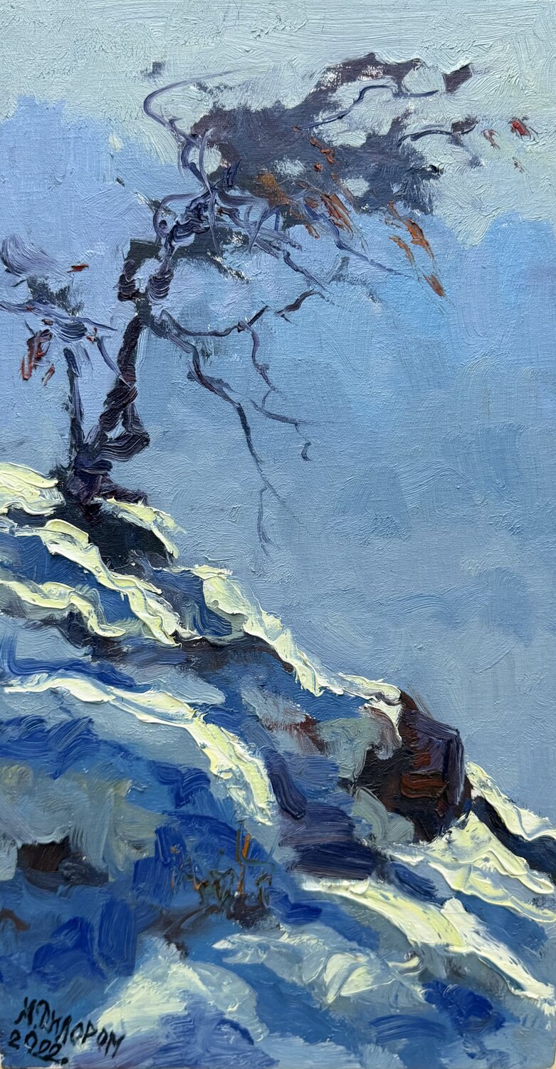 Adoration of Nature Dilorom Mamedova Original painting for sale