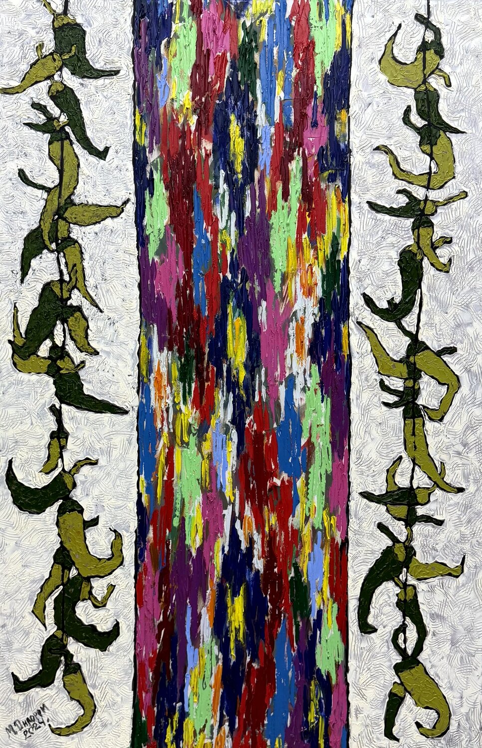 National Atlas Dilorom Mamedova Original painting for sale