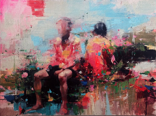 La Espera by Carlos Milanés, Painting for Sale on Select