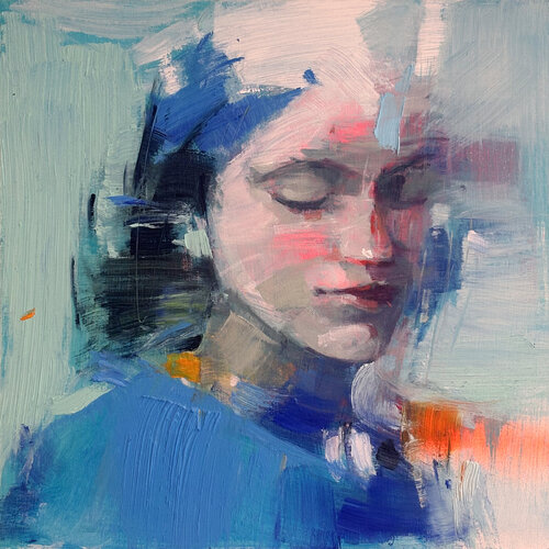 Inner Silence by Carlos Milanés, Painting for Sale on Select